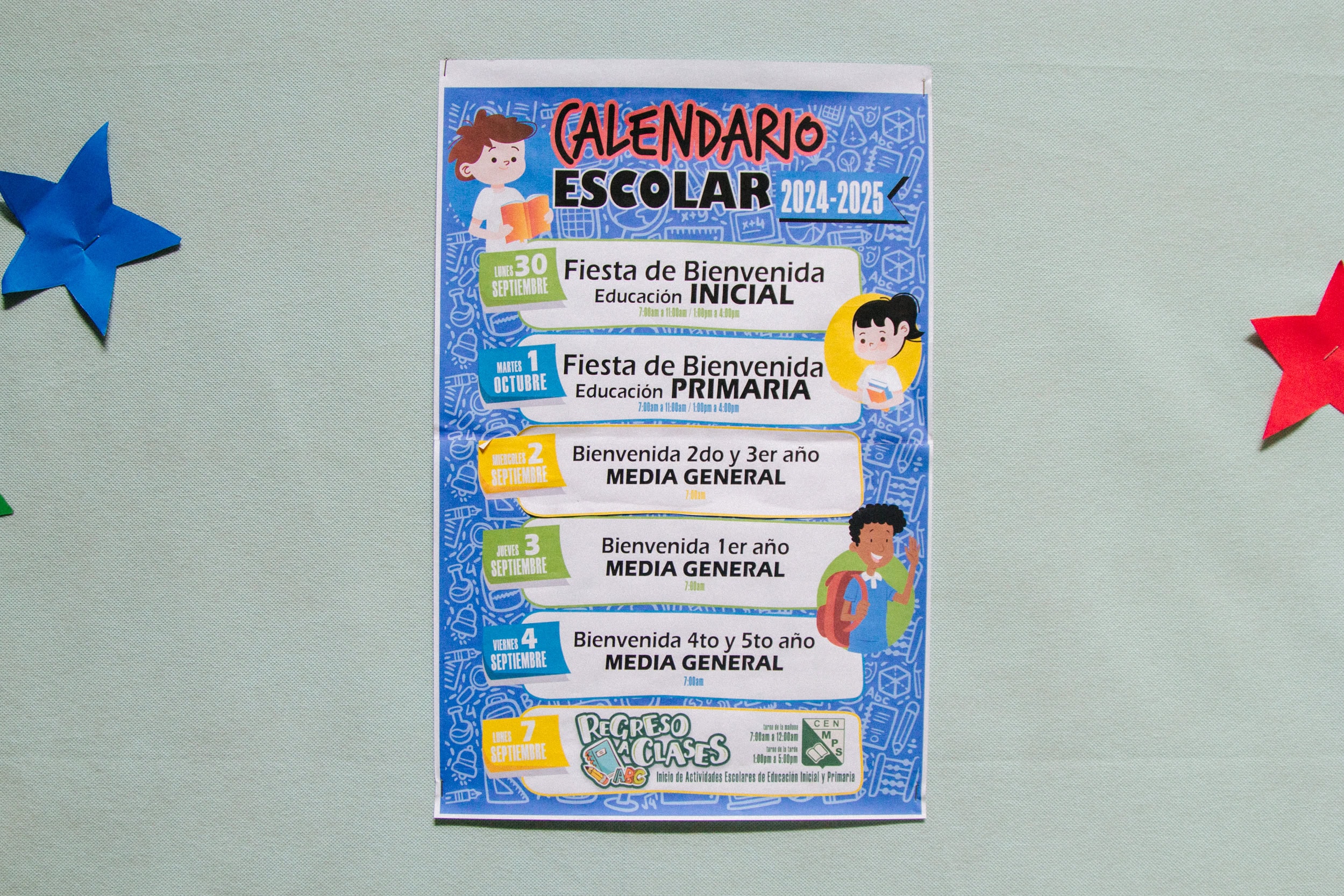 Año escolar 2024 - 2025
