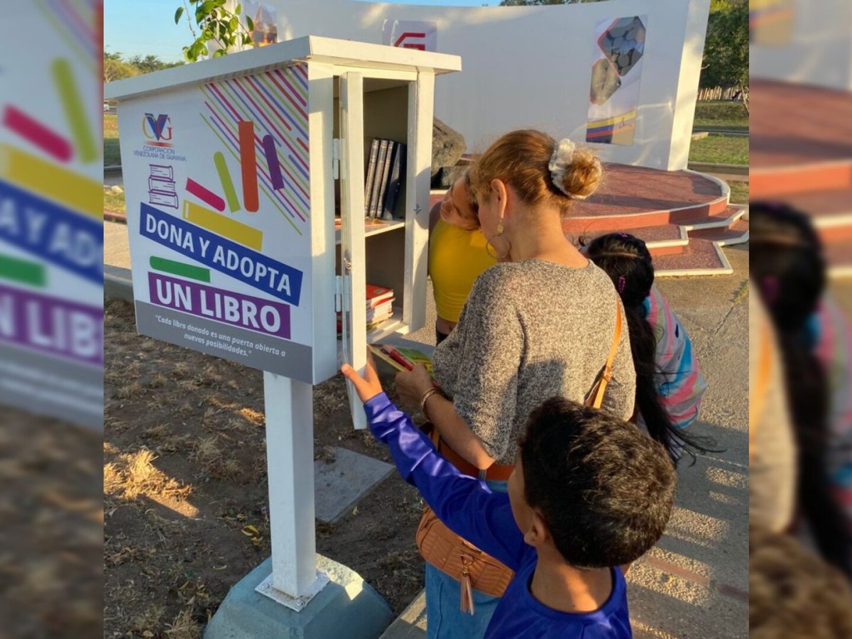 Las casitas de libros llegan a Guayana para fomentar la lectura