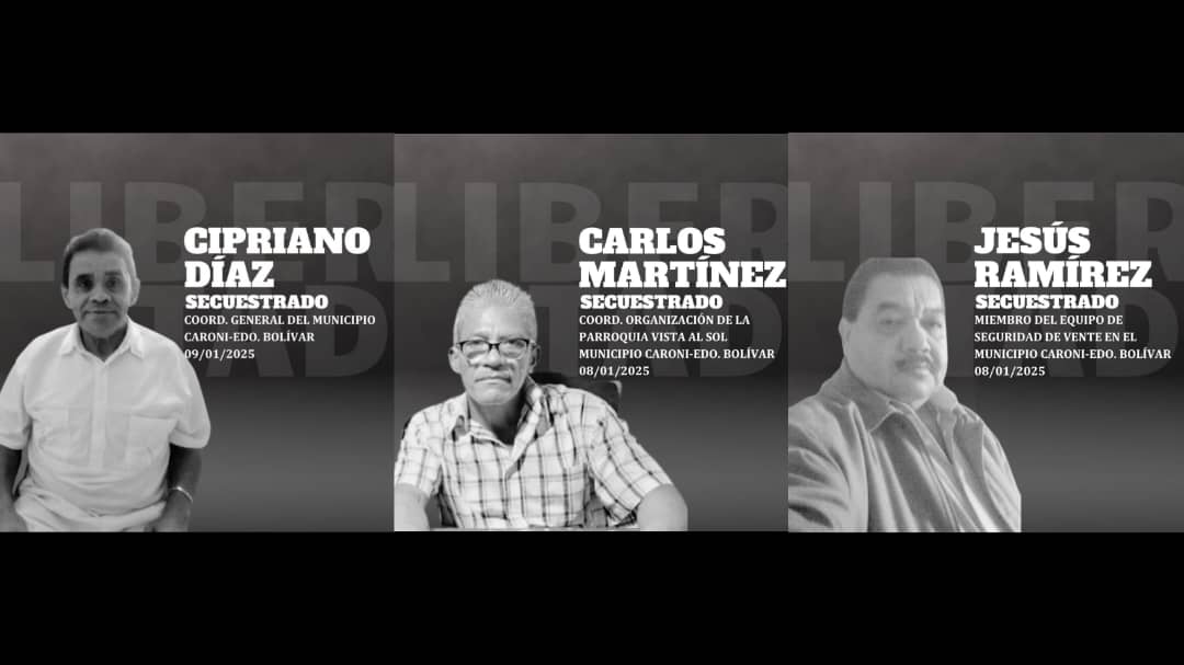 Bolívar registra al menos 69 detenciones desde el 29 de julio