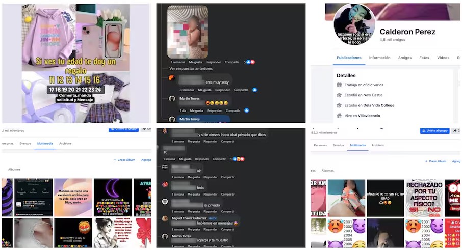 Al menos 20 grupos en Facebook que promovían retos sexuales ya no existen