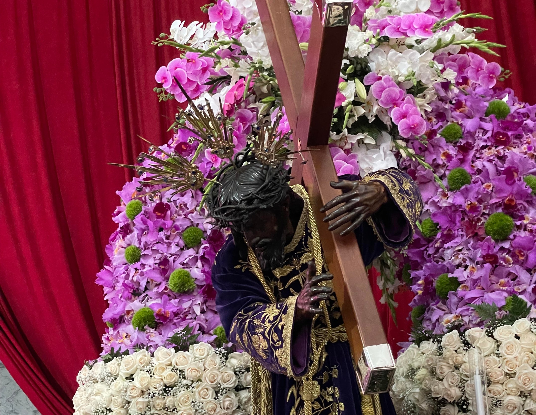 Nazareno de San Pablo celebró los 350 años de su consagración con una nueva ruta por las calles de Caracas