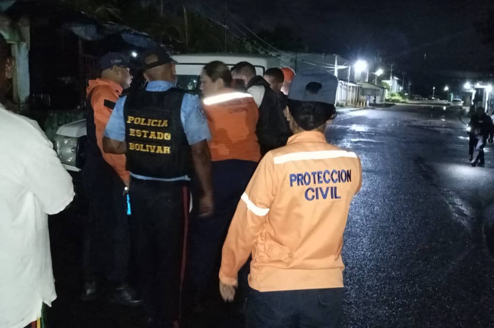 Un desaparecido y sectores inundados tras fuertes lluvias en Ciudad Guayana