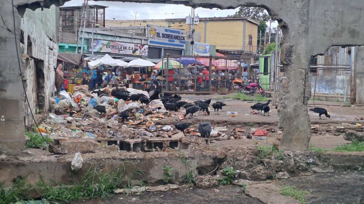 La insalubridad convive en el mercado municipal de San Félix