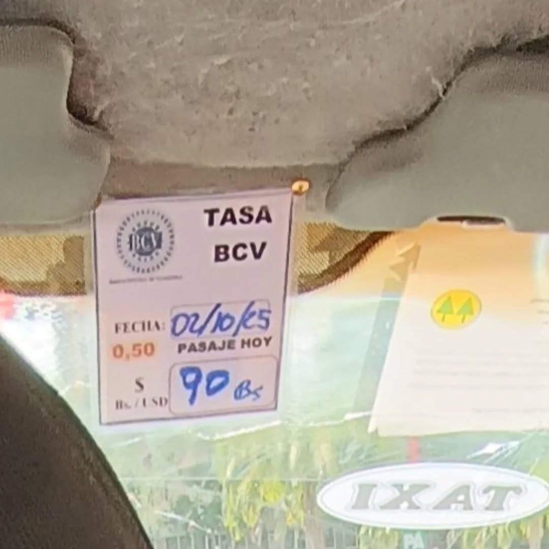 Pisteros en Ciudad Guayana recurren a dolarización del pasaje