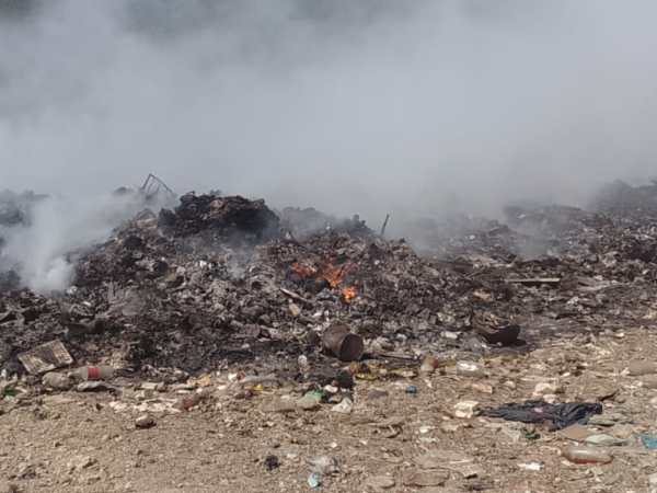 Incendio en vertedero pone en riesgo la salud de 4000 familias en Táchira