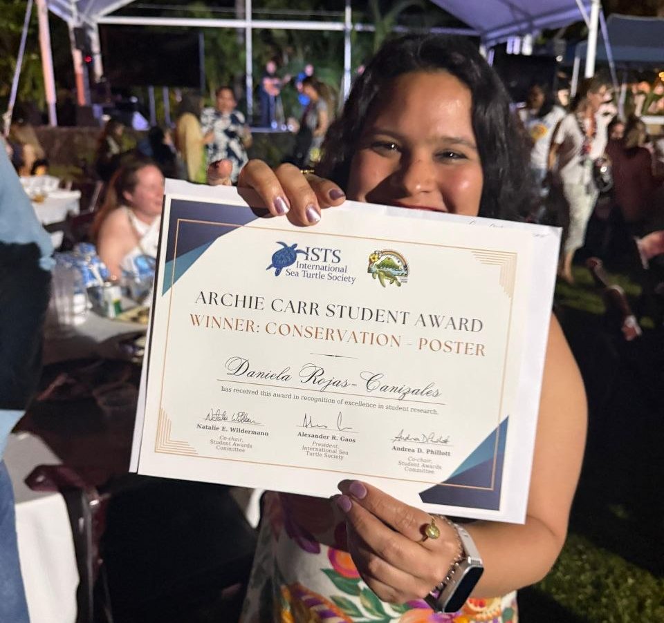 Justicia y conservación: el camino de Daniela Rojas hacia el premio Archie Carr