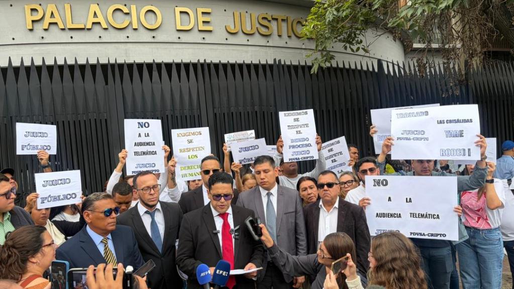 Abogados de acusados en caso Pdvsa-Cripto denuncian “juicio político” y exigen transparencia  