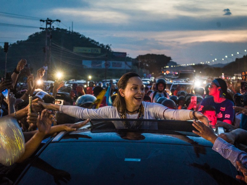 EN FOTOS | Movilización ciudadana acompañó a María Corina Machado en Carabobo y Aragua